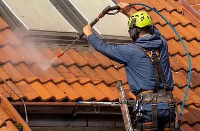 Démoussage et hydrofuge de toiture à Chirens